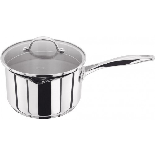 STELLAR Stainless Steel 14 cm Draining Saucepan
