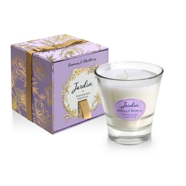 Tipperary Crystal Jardin Rosemary & Lavender Scented Candle