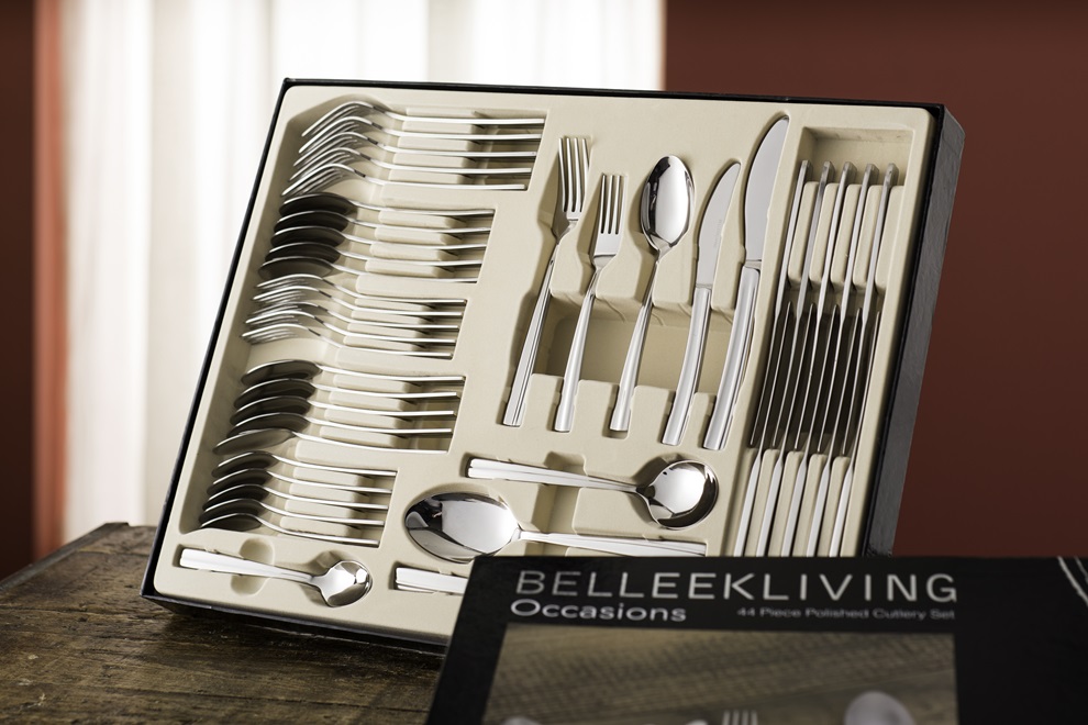 Belleek Living Occasions 44-Piece Cutlery